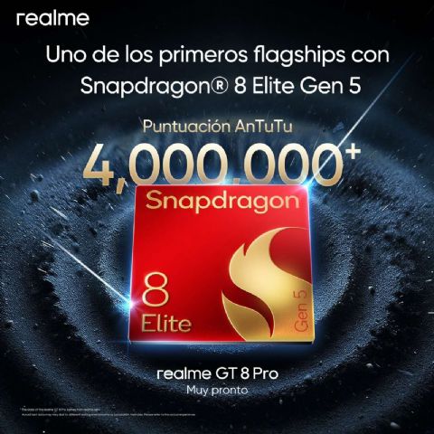 Realme presenta el GT 8 Pro como uno de los primeros modelos insignia con Snapdragon 8 Elite Gen 5 - 1, Foto 1