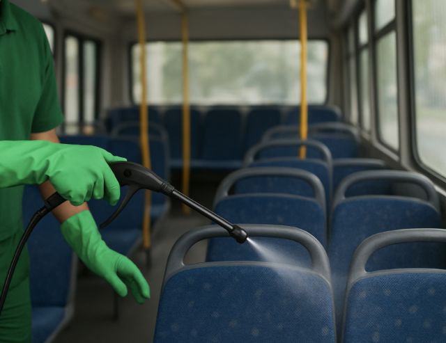 Tot-Net refuerza la seguridad e higiene en el transporte público con limpiezas técnicas y desinfección de autobuses - 1, Foto 1