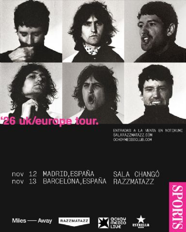 SPORTS anuncian conciertos en Madrid y Barcelona - 1, Foto 1