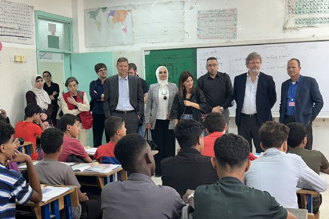 Rego, en el campo de refugiados de Jerash: España admira al pueblo palestino - 1, Foto 1