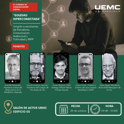 Matilde Fernández y el padre Ángel analizan en la UEMC la soledad juvenil en una sociedad hiperconectada - 1, Foto 1