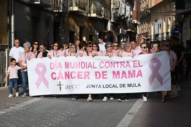 Mula se une a la lucha contra el cáncer de mama con la tradicional marcha solidaria organizada por la AECC - 1, Foto 1
