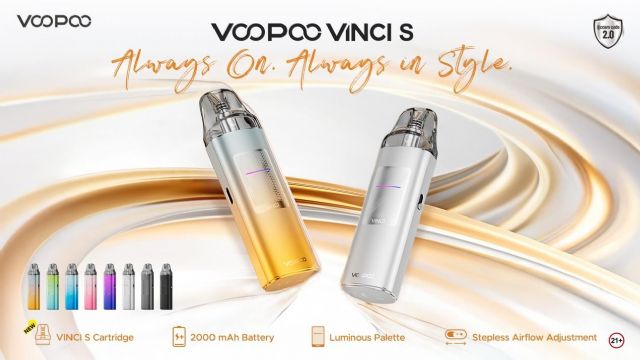Llega VOOPOO VINCI S: batería de 2000 mAh, potencia de 40W y estética inmejorable - 1, Foto 1