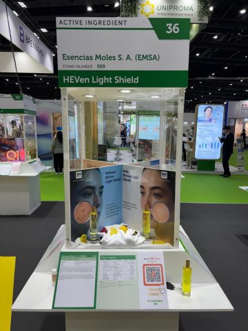 EMSA presenta HEVen Light Shield en In-Cosmetics Asia 2025, una tecnología que protege la piel de la luz azul de las pantallas - 1, Foto 1