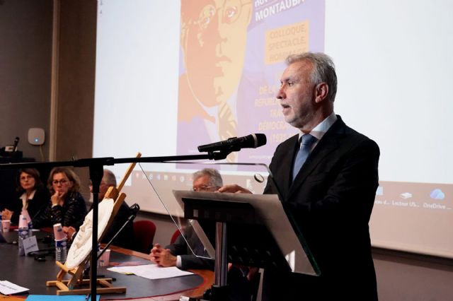Torres conmemora en la localidad francesa de Montauban el 85º aniversario de la muerte de Manuel Azaña: "Encarnó la dignidad de todo un país"