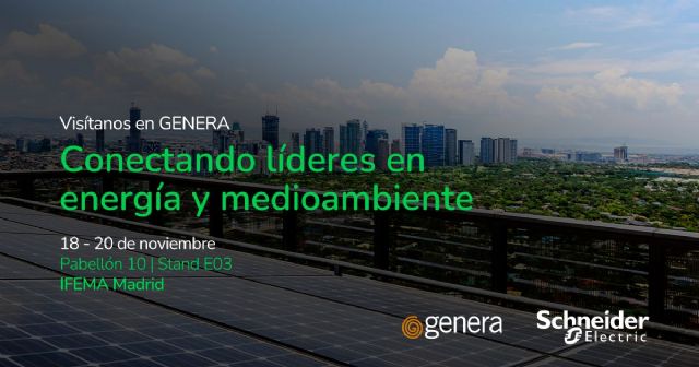 Schneider Electric llevará a GENERA 2025 sus soluciones de gestión de energía y digitalización para hogares, edificios y movilidad eléctrica - 1, Foto 1