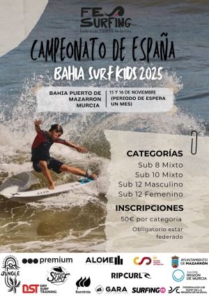 Mazarrn acoge este fin de semana los eventos de surf ms esperados para jvenes promesas del deporte, Foto 1