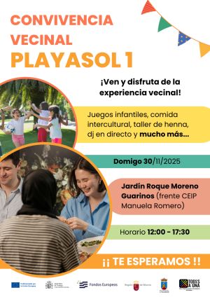 Jornada de Convivencia Vecinal y encuentro cultural en el Barrio de Playasol 1, Foto 1