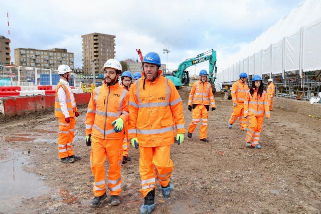 Óscar Puente visita las obras que Dragados lleva a cabo para conectar Londres con Birmingham por tren en 49 minutos - 1, Foto 1