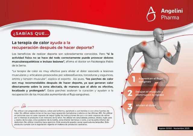 La aplicación de calor mejora la recuperación después de realizar deporte, según Pablo de la Serna - 1, Foto 1