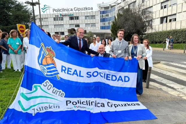 La Real Sociedad homenajeará a Policlínica Gipuzkoa este domingo en el Estadio de Anoeta con motivo de su 50 aniversario - 1, Foto 1