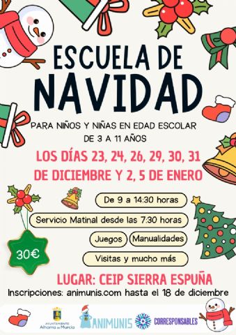 Escuela de Navidad municipal 2025, Foto 1