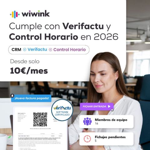 Wiwink refuerza su plataforma para pymes y autónomos con facturación Veri*factu y control horario integrado - 1, Foto 1