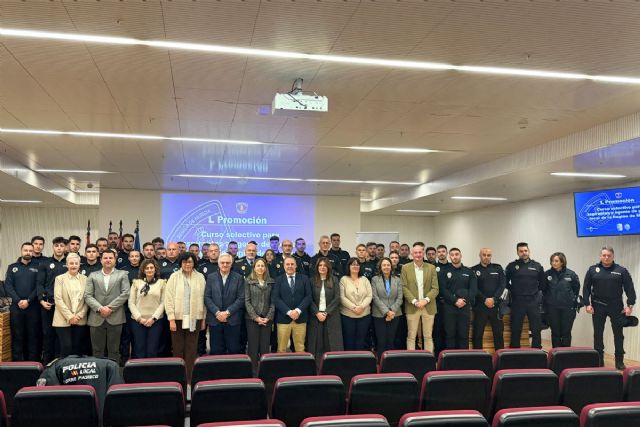 Alhama participa en la apertura de la L Promocin del curso para Aspirantes a Agente de Polica Local de la Regin de Murcia, Foto 1