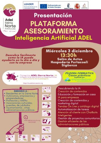 ADEL Sierra Norte presenta su plataforma de IA para modernizar el desarrollo rural - 1, Foto 1