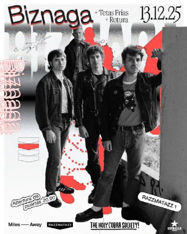 Biznaga llevará el fin de gira de ¡Ahora! a Razzmatazz antes de entrar a grabar su sexto disco - 1, Foto 1