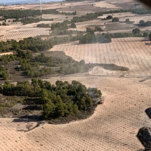 Operativo del Plan Infomur movilizado para apagar un conato de incendio forestal en Jumilla - 1, Foto 1