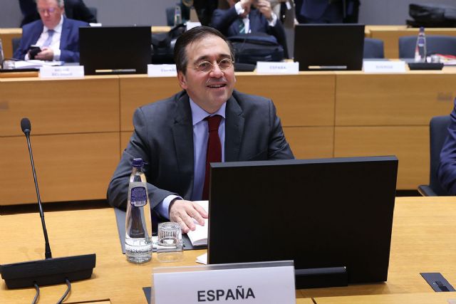 ​Albares llama a la unidad y la cohesi�n de la Alianza y urge a la vuelta a la negociaci�n y al fin de las hostilidades en Oriente Medio