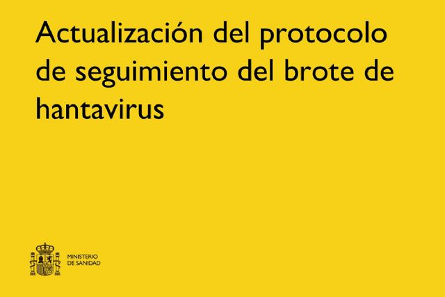 Sanidad actualiza el protocolo frente al brote de hantavirus e incorpora la cuarentena domiciliaria supervisada