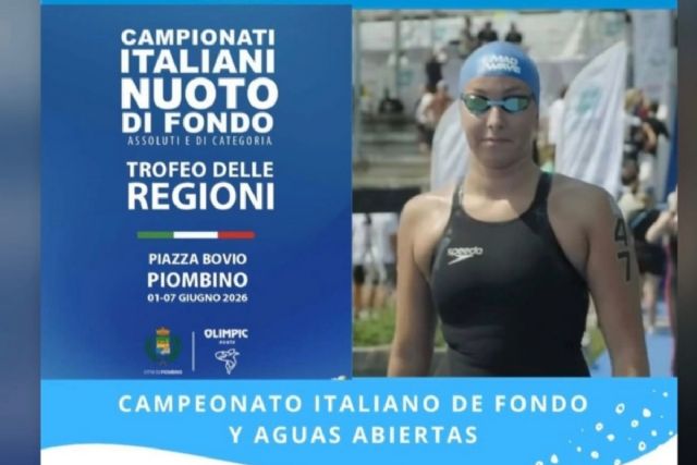 Alba Rubio representar� al Club Nataci�n Marina Cartagena �ncora en el Campeonato Italiano Absoluto y de Categor�a de Nataci�n de Fondo 2026