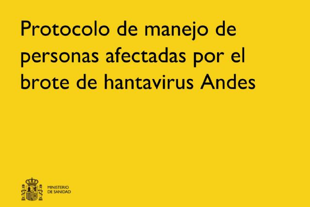 Sanidad establece los criterios de alta hospitalaria y seguimiento para los casos confirmados de hantavirus