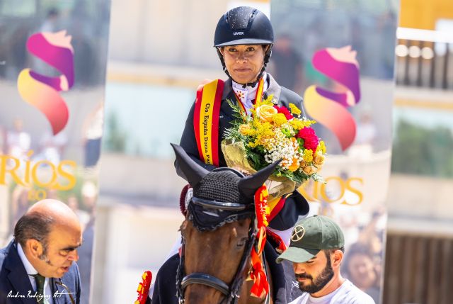 La cartagenera Carmen L�pez logra el oro individual y la plata por equipos en el Nacional de Doma paral�mpica