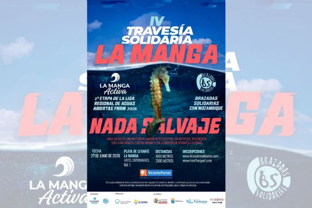 Traves�a a nado este s�bado de La Manga a Cabo de Palos