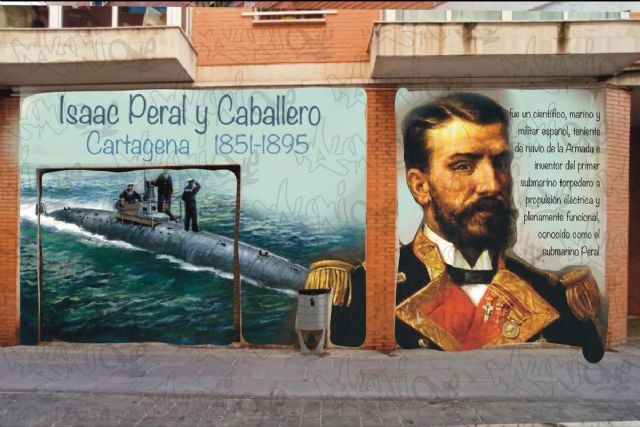 Luz verde al mural que guiar� a los visitantes hasta la Casa Museo de Isaac Peral
