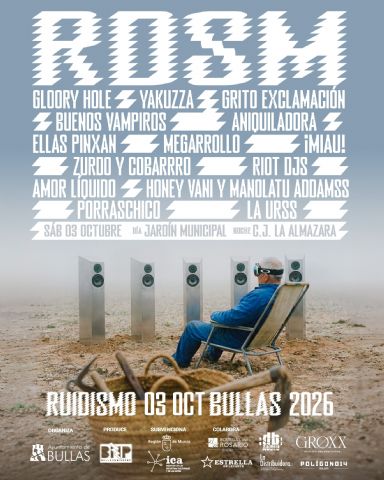 La duod�cima edici�n del festival Ruidismo tendr� lugar en Bullas el s�bado 3 de octubre