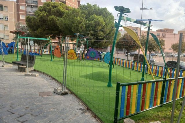 Las nuevas �reas infantiles del Parque de los Juncos prev�n abrir al p�blico a partir del 18 de septiembre