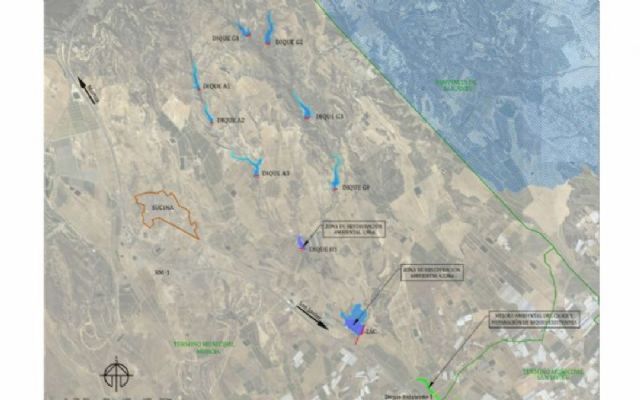 El alcalde celebra el anuncio de adjudicaci�n de la construcci�n de diques de la rambla de Cobatillas por parte del Miteco