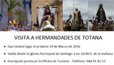 La Asociacin Cultural “El Cañico” organiza una visita a las Hermandades totaneras el prximo 19 de Marzo