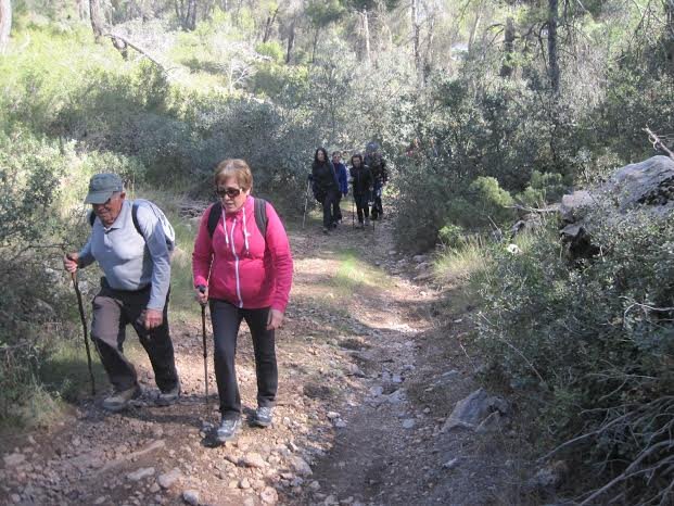 Un total de 28 senderistas participan en una nueva salida a la Sierra de Burete (Cehegn) - 10