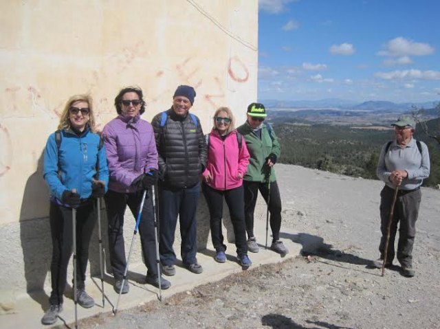 Un total de 28 senderistas participan en una nueva salida a la Sierra de Burete (Cehegn) - 6