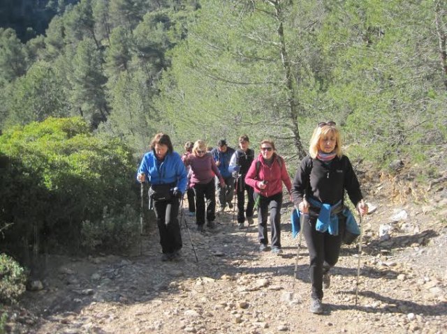 Un total de 28 senderistas participan en una nueva salida a la Sierra de Burete (Cehegn) - 9