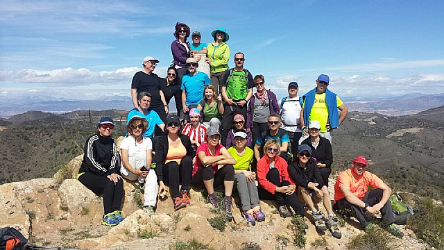 El Club Senderista de Totana organiz una ruta a la Sierra de Almenara para ascender a la cima del Talayn - 17