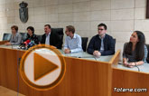 Rueda de prensa PSOE Totana sobre Plan de Ajuste