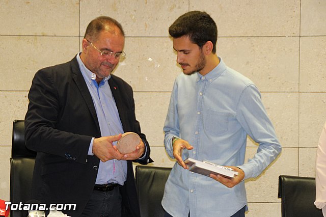 Recepcin institucional al joven totanero Pedro Antonio Garca Tudela - 13