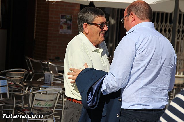 El secretario general del PP regional y presidente de la Comunidad, Pedro Antonio Snchez, mantuvo un encuentro con afiliados y simpatizantes en Totana - 9