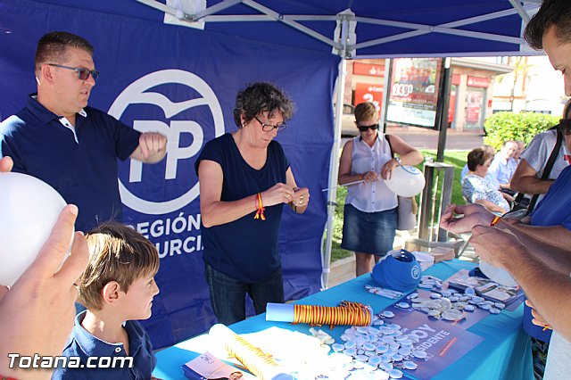 El secretario general del PP regional y presidente de la Comunidad, Pedro Antonio Snchez, mantuvo un encuentro con afiliados y simpatizantes en Totana - 4