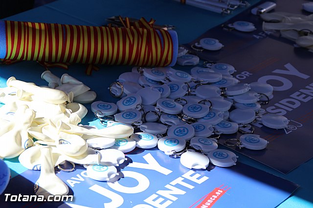 El secretario general del PP regional y presidente de la Comunidad, Pedro Antonio Snchez, mantuvo un encuentro con afiliados y simpatizantes en Totana - 5