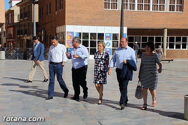 El secretario general del PP regional y presidente de la Comunidad, Pedro Antonio Snchez, mantuvo un encuentro con afiliados y simpatizantes en Totana - 8