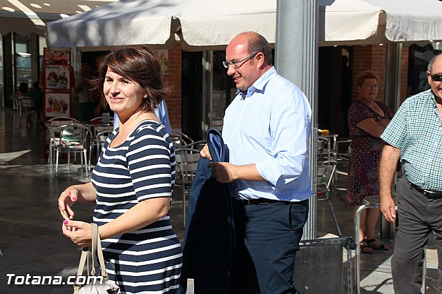 El secretario general del PP regional y presidente de la Comunidad, Pedro Antonio Snchez, mantuvo un encuentro con afiliados y simpatizantes en Totana - 12