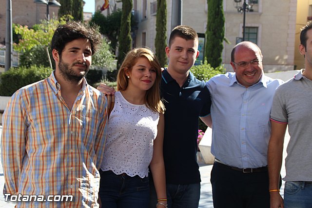 El secretario general del PP regional y presidente de la Comunidad, Pedro Antonio Snchez, mantuvo un encuentro con afiliados y simpatizantes en Totana - 18