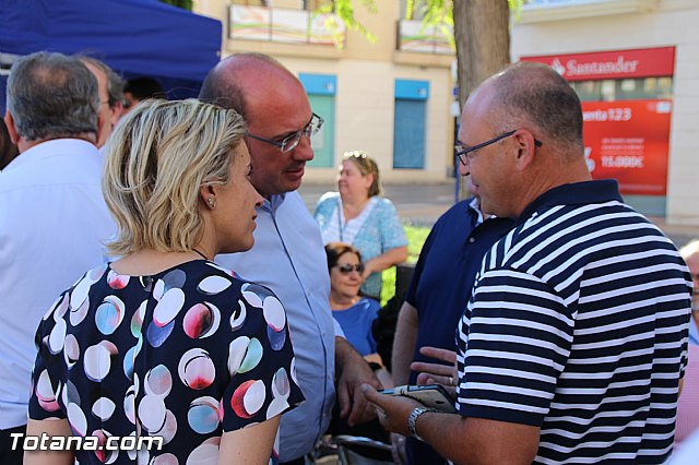 El secretario general del PP regional y presidente de la Comunidad, Pedro Antonio Snchez, mantuvo un encuentro con afiliados y simpatizantes en Totana - 22