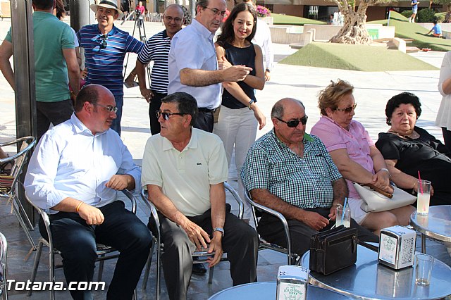El secretario general del PP regional y presidente de la Comunidad, Pedro Antonio Snchez, mantuvo un encuentro con afiliados y simpatizantes en Totana - 23