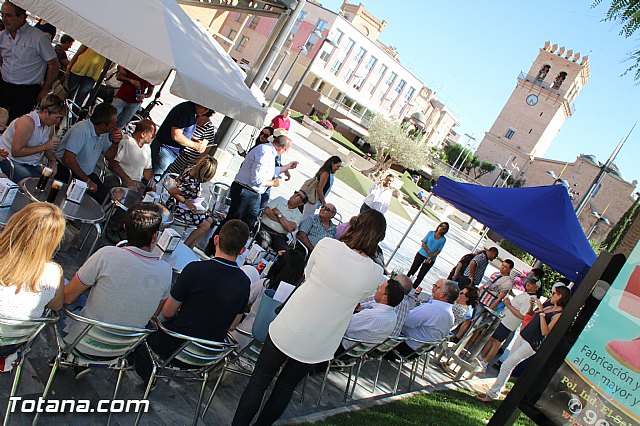 El secretario general del PP regional y presidente de la Comunidad, Pedro Antonio Snchez, mantuvo un encuentro con afiliados y simpatizantes en Totana - 26