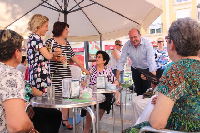 El secretario general del PP regional y presidente de la Comunidad, Pedro Antonio Snchez, mantuvo un encuentro con afiliados y simpatizantes en Totana - 31