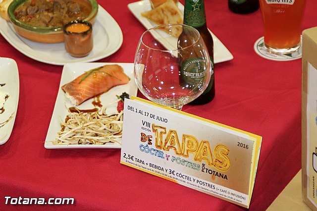 Se presenta la VIII Ruta de la Tapa, Cctel y Postres por Totana - 10