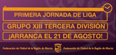 La Liga en Tercera División (grupo XIII), donde competirá el Olímpico de Totana, arranca el 21 de agosto